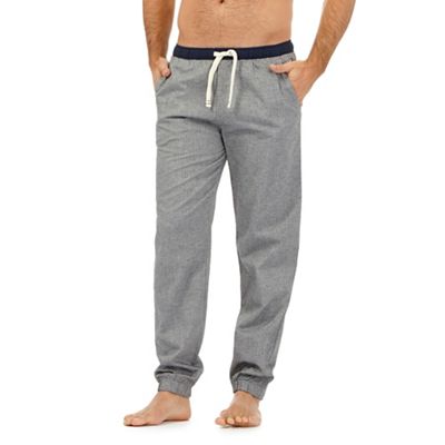 Tommy Hilfiger Grey herringbone print pyjama bottoms